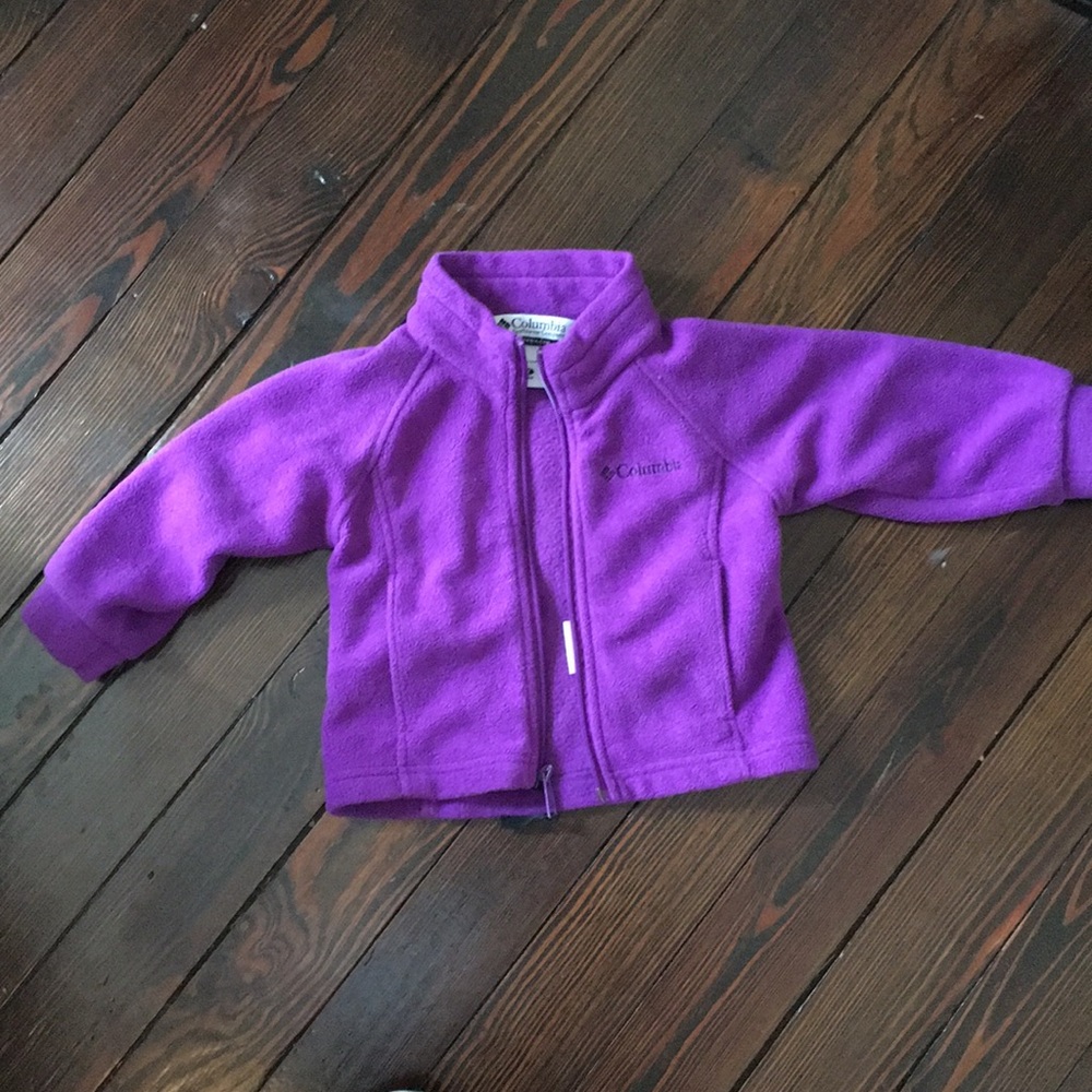 Purple Columbia fleece jacket